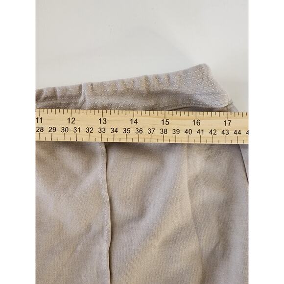 SOFT SURROUNDINGS Tan Superla Stretch PullOn Bermuda Comfy Fit Crop Pants SZ PXL - Picture 7 of 9